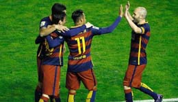 巴萨35场不败创新纪录 冲击尤文43场纪录