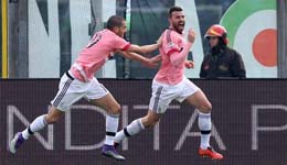 曼朱传球助铁卫破门 尤文2-0客胜平不失球纪录