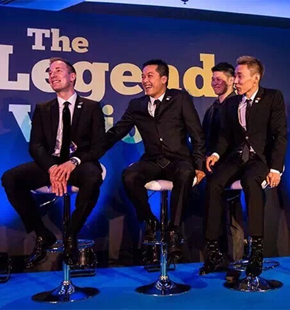 羽坛四大天王相聚全英公开赛 林丹李宗伟热聊