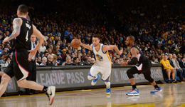 勇士vs快船114-98 库里暴砍33分横扫巨轮