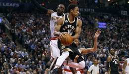 猛龙105-97小胜老鹰 洛瑞助德罗赞击退亚特兰大