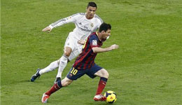 梅西2年时间未能攻破皇马球门 退居巴萨中场