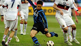 国米官方宣布续约长友佑都 日本国脚签至2019年