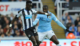 曼城客场1-1憾平纽卡斯尔 阿圭罗破门得分