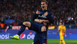 英媒曝蓝军红魔争抢马竞神锋 格里兹曼成马竞新宠儿