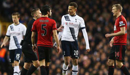 热刺新星遭禁赛三场 拱手送冠军天助莱斯特