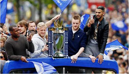 莱斯特城奇迹终上演 提前2轮加冕冠军