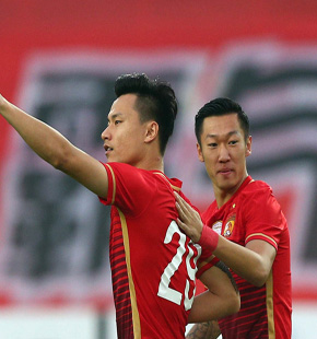 恒大主场1-0悉尼FC 虽然已出局场上仍拼尽全力