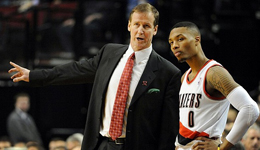 开拓者止步半决赛 望主帅斯托茨再留波特兰