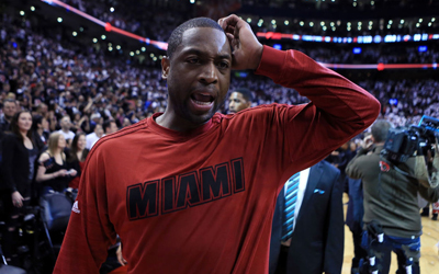 热火败走多伦多 闪电侠韦德季后生涯再跃居