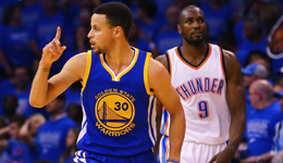 勇士主场G7战雷霆 库里平常心拒谈与骑士交手