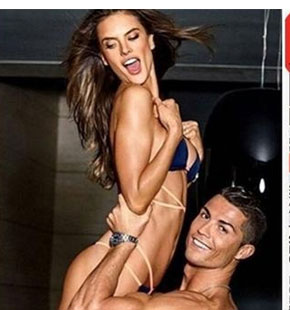 维秘超模征服皇马巴萨 C罗内马尔统统拜倒石榴裙下