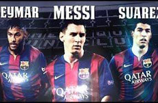 巴萨MSN组合最新短片 足坛进球机器