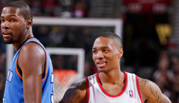 开拓者加入杜少争夺大军 杜兰特与利拉德或组两王