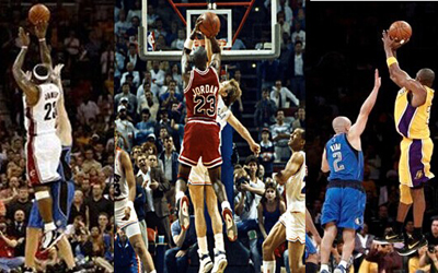 nba巨星体球对比 乔丹单打怕科比不畏詹姆斯