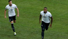 2016欧洲杯淘汰赛 德国3-0完胜斯诺伐克