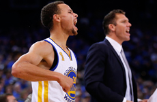 2016nba勇士十佳球 库里超远三分带走雷霆