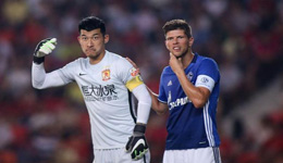 友谊赛恒大VS沙尔克04 点球决胜恒大5-4沙尔克04