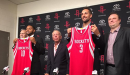 两大强援加入火箭 三分狂人安德森连线哈登