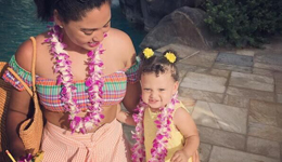 勇士萌爸最佳好父亲 库里与小女儿共庆生日