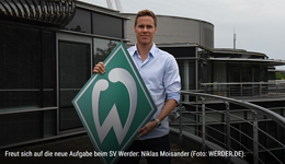 不莱梅官方宣布桑普莫伊桑德加盟