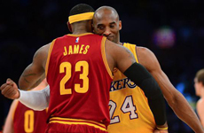 nba巨星对决体球盘点 詹姆斯vs科比生涯对决集锦
