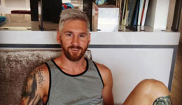 梅西新发型亮瞎球迷 内马尔带坏梅西