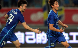 苏宁主场4-1建业 4人进球力保苏宁排第二