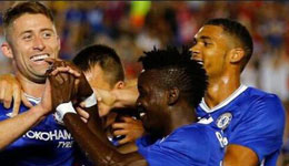 热身赛切尔西1-0利物浦 卡希尔破门建功