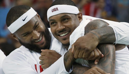 安东尼率梦之队力夺第四冠 甜瓜:中国男篮还需多历练