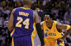 nba巨星时代回顾 湖人菜鸟八号vs洛城之王24号