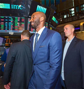 科比生日不忘经商 纽约证交所化身精英