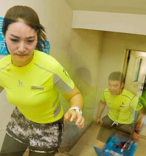 山西垂直马拉松赛 跨越年龄层的同场竞技