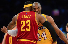 nba巨星交锋时刻 科比vs詹姆斯职业生涯二十球