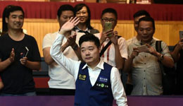 丁俊晖夺冠世界排名升至第六 获73万人民币奖金