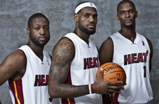 2013nba全明星开场秀 热火三巨头同时入选首发