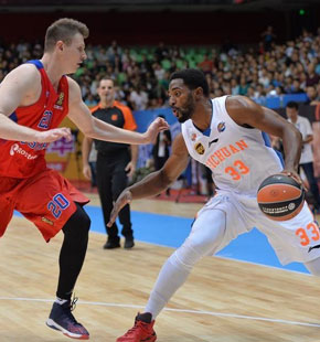 2016欧洲篮球冠军联赛中国行 四川男篮不敌中央陆军