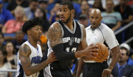 2016nba季前赛马刺vs魔术 阿德连线加索尔击败魔术