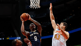 NBA季前赛老鹰vs鹈鹕 霍华德两双胜鹈鹕浓眉哥缺赛