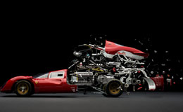 独特视角感受赛车魅力 欣赏解构的赛车艺术