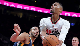 2016NBA常规赛开拓者vs爵士 利拉德豪取39分获首胜