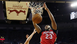 2016NBA常规赛揭幕战鹈鹕 鹈鹕浓眉哥豪取50分破纪录