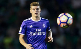 皇马中场第1人不知疲倦 中场传控大师造就三年出场王