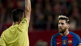 梅西黄牌数量不减 撤销黄牌上诉遭驳回