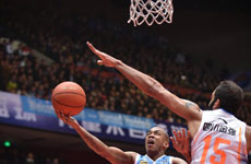 2015CBA第十八轮北京VS四川视频 马布里上篮哈达迪送火锅