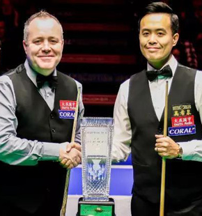 斯诺克苏格兰公开赛决赛 傅家俊神奇逆转取胜