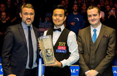 斯诺克苏格兰公开赛决赛 希金斯vs傅家俊下半场视频