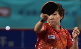 乒超联赛女团比赛精彩瞬间 山东鲁能vs武汉安心