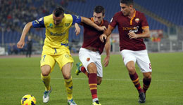 2016/17德甲联赛第18轮 罗马坐镇奥林匹克体育场迎战切沃