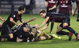 AC米兰vs尤文图斯 超级杯红黑军团多冠军